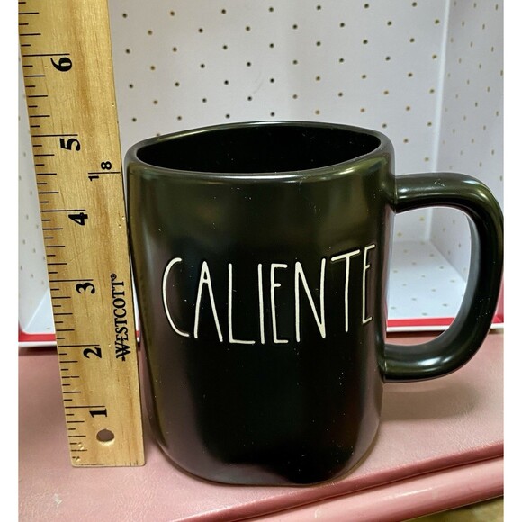 Rae Dunn Artisan Collection CALIENTE Black Coffee Mug Cup by Magenta 2020 - Picture 7 of 7
